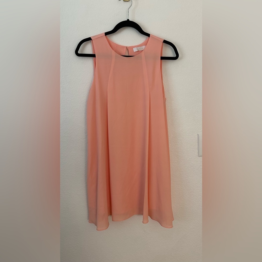 Kaitlyn Coral/Peach Sleeveless Dress Size Medium